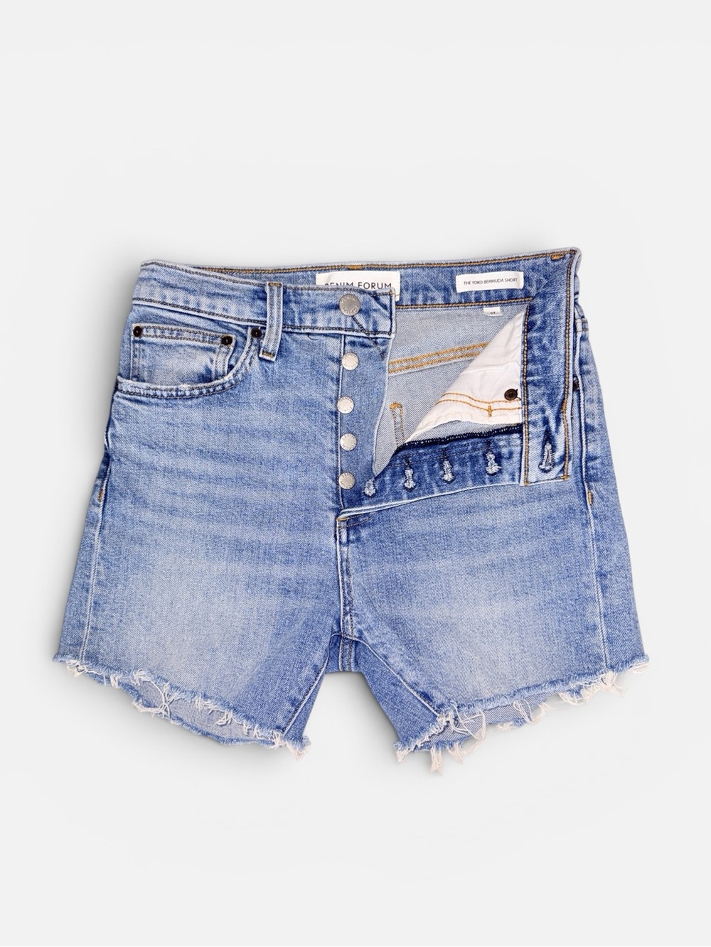 Denim Forum The Yoko Bermuda Short - Medium Wash Short - 27